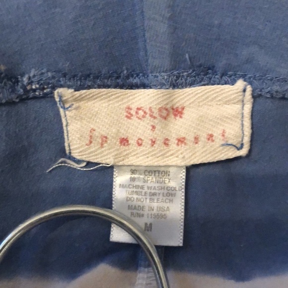 SoLow x Free People Movement tie dye cycle shorts Sz M FLAWED - Picture 7 of 7